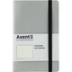 Зошит офісний Axent Partner Soft 125х195 96 арк. крапка тверда палітурка срібляста (8312-34-A) - изображение 1