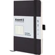 Тетрадь записна Partner Soft Skin125х195 мм 96 аркушів у клітинку чорний (8616-01-A) - зображення 1