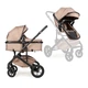 Універсальна коляска трансформер 2в1 Ninos Ave, Dark Beige - изображение 1