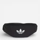 Спортивная сумка на пояс бананка Adidas Adicolor Waistbag JX0223 Черная (4068808787420) - изображение 1