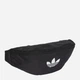 Спортивная сумка на пояс бананка Adidas Adicolor Waistbag JX0223 Черная (4068808787420) - изображение 3
