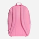Рюкзак спортивный тканевый 27 л вмещает формат А4 Adidas Classic Back-To-School 3-Stripes Backpack KE5637 Розовый (4068805245176) - изображение 2