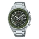 Мужские часы Casio Edifice EFV-600D-3C зеленые 100 м - изображение 1