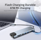 USB Type-C Переходник Хаб концентратор 8 в 1 HDMI SD TF RJ45 для Windows Android OTG Macbook - изображение 5