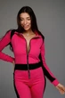 Жіноча піжама жакет SweetJama Desire Stripe з кишенею на попі М рожева - зображення 4
