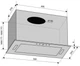 Вытяжка Ventolux PUNTO 52 MBG (700) PB - изображение 8