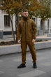 Чоловічий зимовий тактичний костюм "Reef" з тканини SoftShell + фліс / Водонепронекний / Зимовий / Койот / Intruder S - зображення 3
