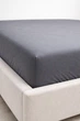 Простынь на резинке Ecotton Фланель 90х200 Зимняя коллекция Super Soft SB-148 Grey (2100024459001) - изображение 2