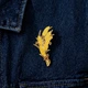 Значок BROCHE брошь бижутерия Колоски жёлтый BRGV115324 - изображение 4