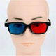 3D очки красно-синие анаглифные для объемного изображения универсальные Blue Red Glasses - изображение 6