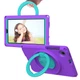 Противоударный детский чехол EVA Kids Eagle с подставкой для Samsung Galaxy Tab A11 8.7" / Tab A9 8.7" (SM-X135, SM-X130, SM-X115, SM-X110) Фиолетовый - изображение 1
