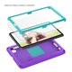 Противоударный детский чехол EVA Kids Eagle с подставкой для Samsung Galaxy Tab A11 8.7" / Tab A9 8.7" (SM-X135, SM-X130, SM-X115, SM-X110) Фиолетовый - изображение 4