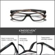 Очки компьютерные Blue Blocker для мужчин и женщин KINGSEVEN 9008 Brown - изображение 2