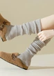 Довгі гетри гольфи без пальців honey fashion accessories one size сірий (70к005) - изображение 2