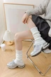 Довгі гетри гольфи без пальців honey fashion accessories one size білий (70к009) - зображення 4
