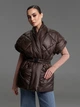 Жилетка ISSA PLUS SA-685 XL темно-коричневая (issa2007682782819) - изображение 1