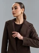Пиджак ISSA PLUS 15514 3XL темно-коричневые (issa2007682782277) - изображение 4