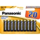 Батарейка Panasonic LR06 Alkaline Power * 20 (LR6REB/20BW) - изображение 1