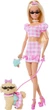 Кукла Barbie Twinning Looks Doll with Pet Dog in Matching Pink Барби в одинаковых нарядах с собачкой, JFP36 - изображение 1