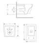 Унитаз подвесной Qtap Crow Rimless, с сиденьем Slim Duroplast/ Soft-close/ Quick Release QT05335171RW - изображение 7
