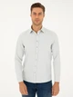Рубашка мужская Pierre Cardin G021GL004-000-2084750(Gri) L Серая (8683857909850) - изображение 1