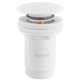 Донный клапан для раковины Koer PW-07-03 1 1/4'' с переливом автоматический СLICK-СLACK (Цвет белый) - изображение 1