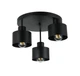 Люстра стельова в стилі лофт Light House SRS-20541/3 Matte Black чорна - зображення 2