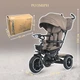 Детский трехколесный велосипед-коляска с ручкой для родителей поворотный El Camino ME 1193 MODENA Beige Praline - изображение 6