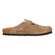 Замшевые шлепанцы Birkenstock Boston Taupe 40 - изображение 4