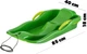 Sanki plastikowe Kadax z rączkami, hamulcem i linką Zielone K6410 (5903699455548) - obraz 6