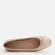 Женские балетки Nine West 101064117 38 24 см Металлические (8682894882270) - изображение 6