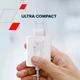 Зарядний пристрій Canyon CU100ACC GaN 100W 3xPD 1xQC EU White (CNS-CUW100ACC) - зображення 8
