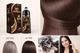 Фарба-шампунь для волосся темно-коричневий Hair Dye Shampoo 3 в 1 - зображення 2