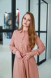 Жіноча сукня міді з паском на гудзиках LadyLike 46 Бежевий (ll2174320089408) - изображение 2