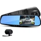 Відеореєстратор-дзеркало Vehicle Blackbox DVR Full HD 1920х1080 з двома камерами чорний - изображение 3
