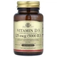 Вітамін D3 Solgar (Vitamin D3) 5000 МО 100 капсул (SOL-19377) - зображення 1