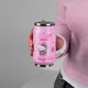 Термочашка с трубочкой Kite Hello Kitty 350 мл Розовая (HK25-1263) - изображение 4