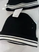 Шапка Maison Margiela MM6 Beanie Black / White Hat S - зображення 3