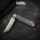 Ніж Складний Karda D051 Damascus Tanto - изображение 3