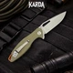Ніж Складний Karda J008 Coyote - зображення 2