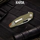 Ніж Складний Karda J008 Coyote - зображення 5