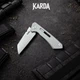 Ніж складний Karda J013 Silver - зображення 3
