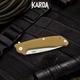 Ніж Складний Karda J011 Brown - зображення 4