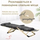 Шезлонг 4Points Cloud з подушкою-підголівником і матрацом розкладачка крісло садове лежак складаний для будинку дачі саду ТС - изображение 6