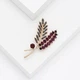 Брошь BROCHE бижутерия Колоски фиолетовая BRBF115327 - изображение 4
