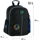 Рюкзак школьный Kite 771S для мальчика Черный 36x25x12см 12 л легкий Ортопедический 1-4 класс спинка Ergo Kids (K26-771S-3) - изображение 3