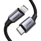 Кабель зарядки UGREEN USB 20 Type-C to Lightning 1м 60Вт черный (LKMTR_885849) - изображение 3