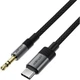 Перехідник USB-C --> 3.5 mm (F) 15cm audio converter J11 Acefast black - зображення 2