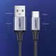 Кабель UGREEN USB20 Type-CM 3м 3A 18W сірий (LKMTR_802112) - зображення 6