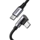 Кабель USB Type-C UGREEN US334 2м 20V 5A 100W, оплетенный алюминием, черный (LKMTR_802121) - изображение 2